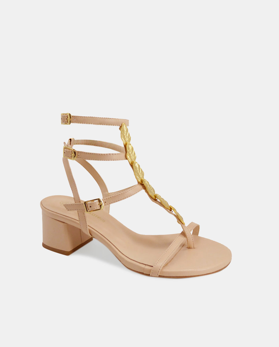 Sandalias de tacón Calista Nude