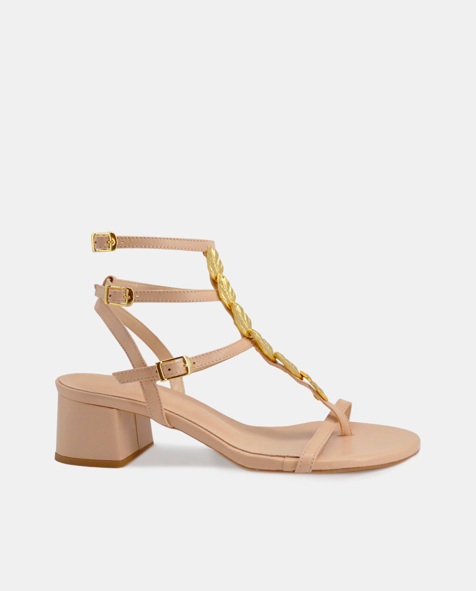 Sandalias de tacón Calista Nude