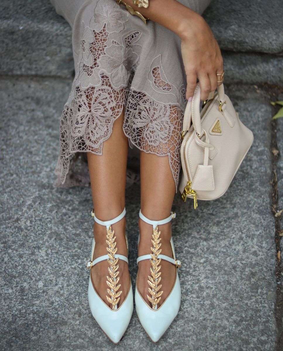 Melissa White Ballerinas