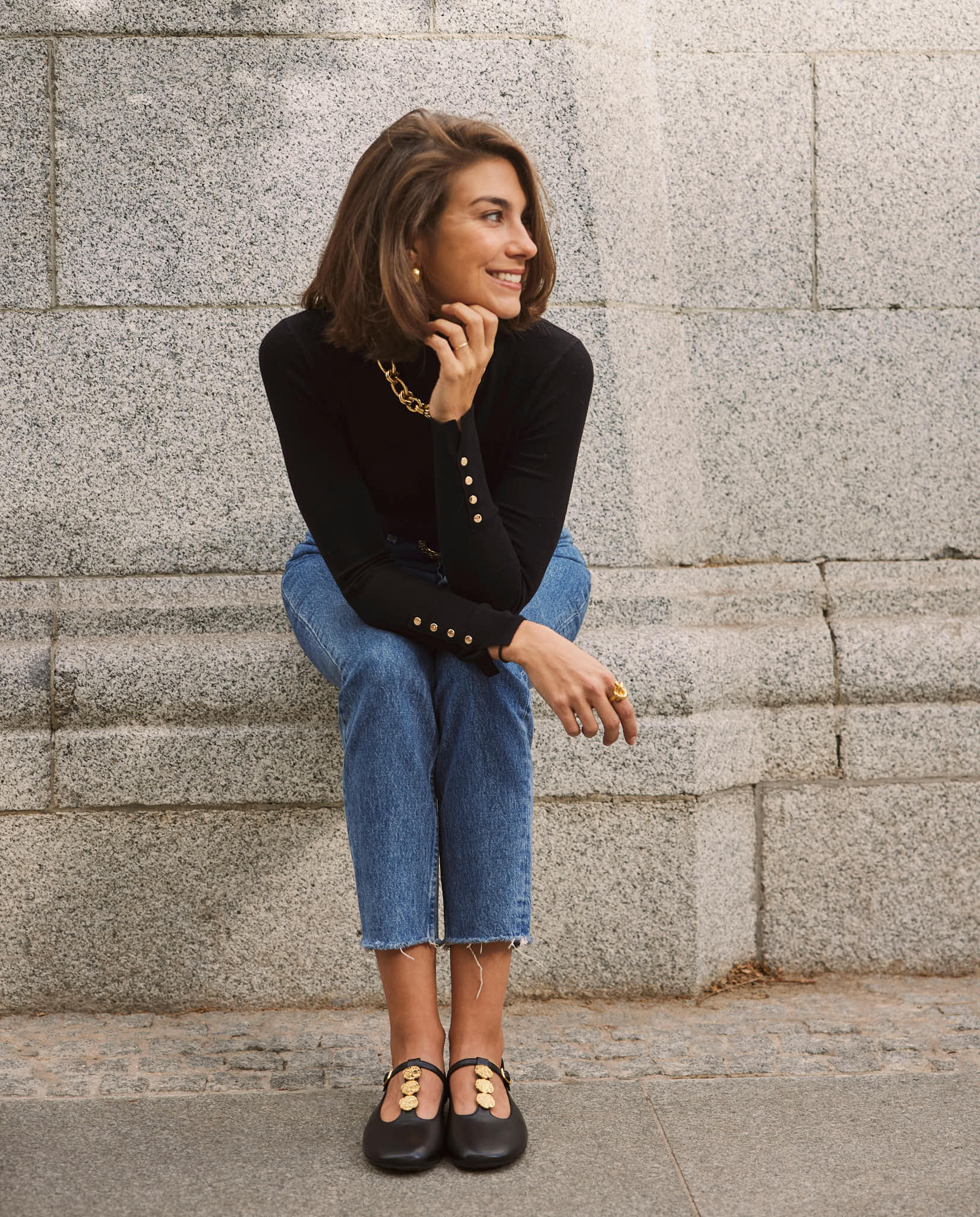 Bailarinas Abril Black oro 24 K - cuchy.es