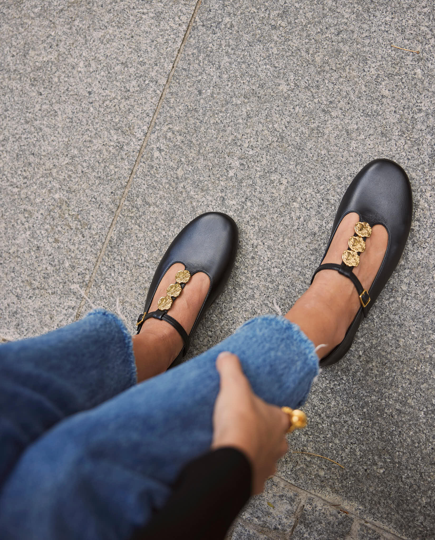 Bailarinas Abril Black oro 24 K - cuchy.es