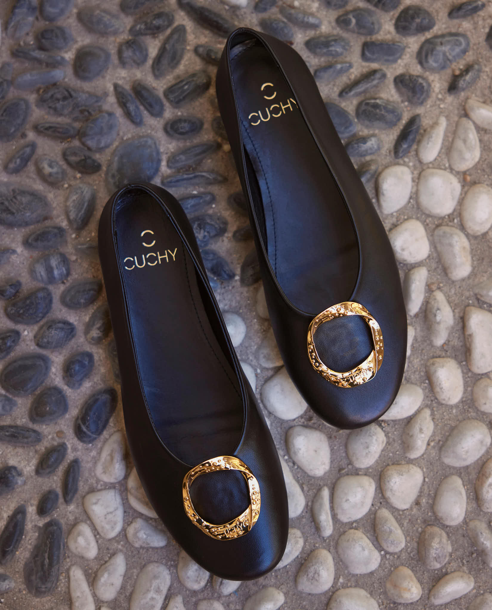 Bailarinas Noa Black oro 24K - cuchy.es