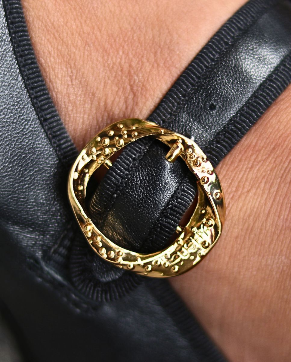 Bailarinas Olivia Black oro 24K - cuchy.es