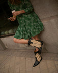 Botas Molly Black y Beige