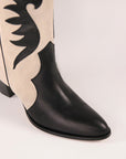 Botas Amelie Black y Beige - cuchy.es