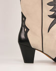 Botas Amelie Black y Beige - cuchy.es