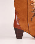 Botas Amelie caramelo y bronze - cuchy.es