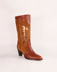 Botas Amelie caramelo y bronze - cuchy.es