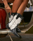 Botas Molly Black y Blanco - cuchy.es