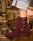 Botines Lilly Burdeos