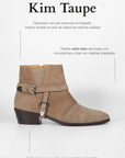 Botines Kim Taupe - cuchy.es