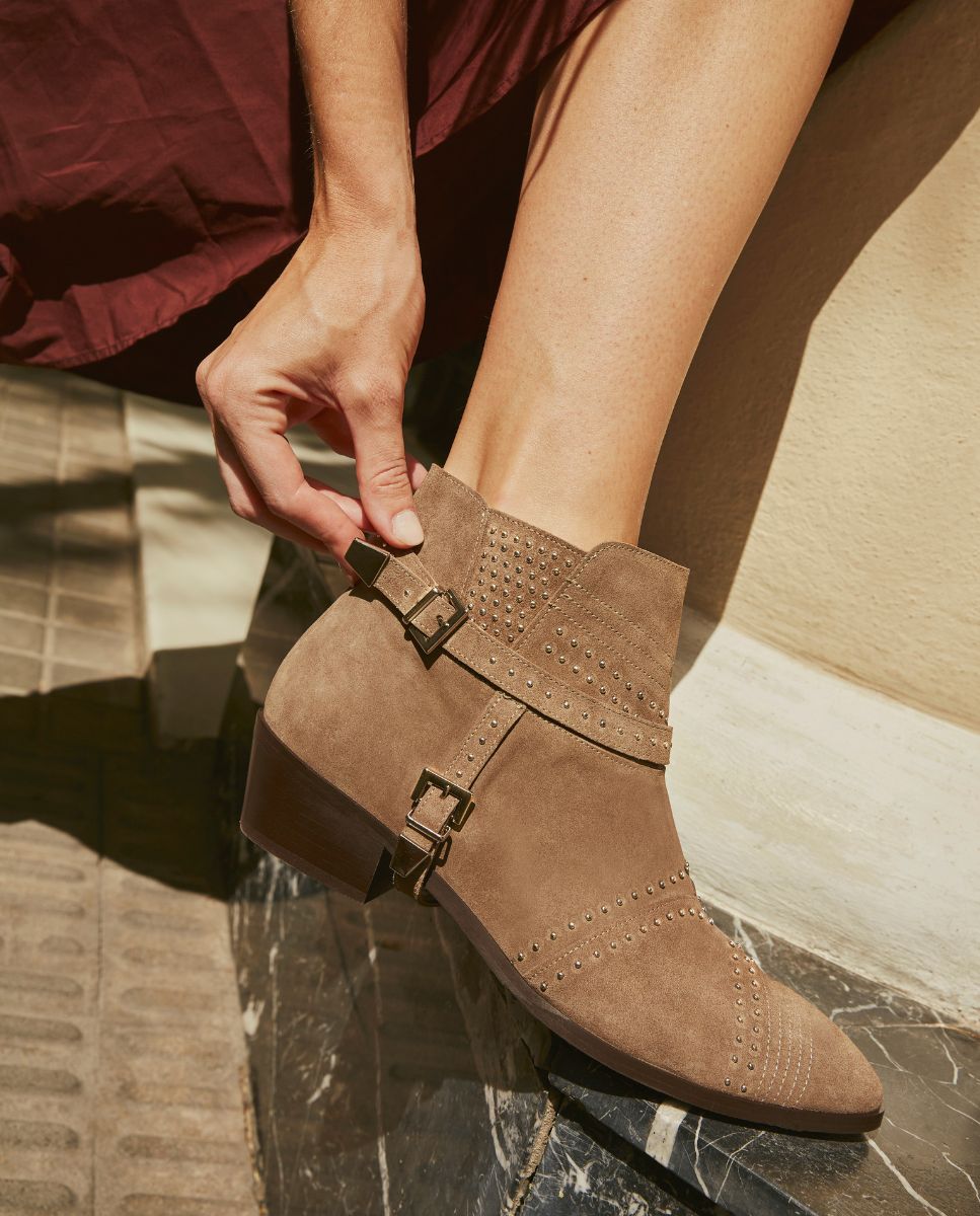 Botines Kim Taupe - cuchy.es