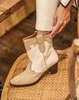 Botines Lara Arena & Nude - cuchy.es