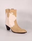 Botines Lara Arena & Nude - cuchy.es