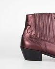 Botines Silvia Metal Burgundy - cuchy.es