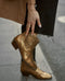 Botines Silvia Metal Gold - cuchy.es