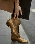 Botines Silvia Metal Gold - cuchy.es