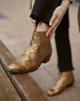 Botines Silvia Metal Gold - cuchy.es