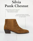 Botines Silvia Punk Chestnut - cuchy.es