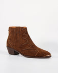 Botines Silvia Punk Coñac - cuchy.es