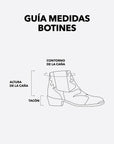 Botines Silvia Punk Coñac - cuchy.es