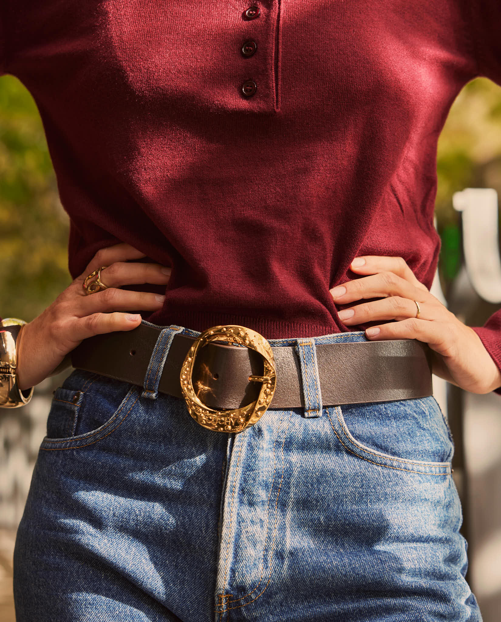 Cinturón Gloria Chocolate - cuchy.es