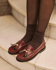Mocasines Jane Burdeos - cuchy.es
