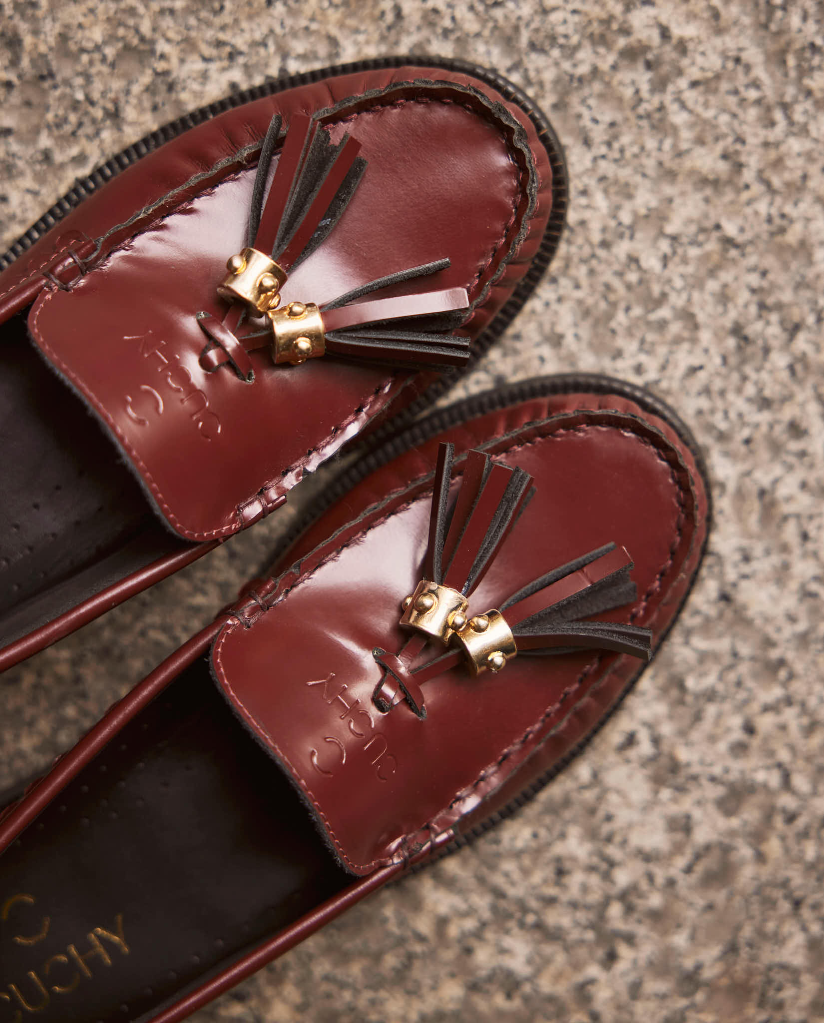 Mocasines Jane Burdeos - cuchy.es