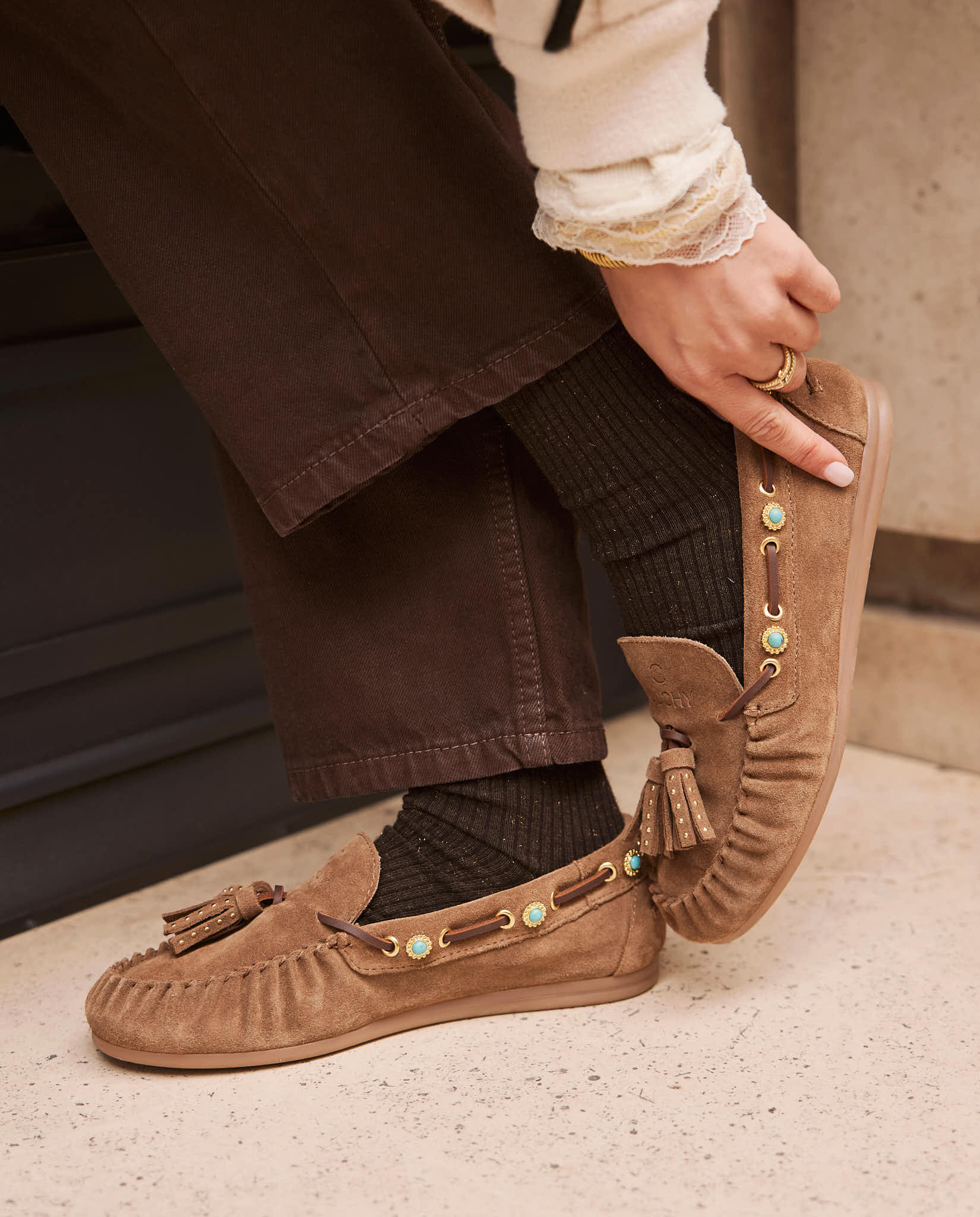 Mocasines Siena Taupe - cuchy.es