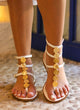 Sandalias griegas de piel | Plaka White