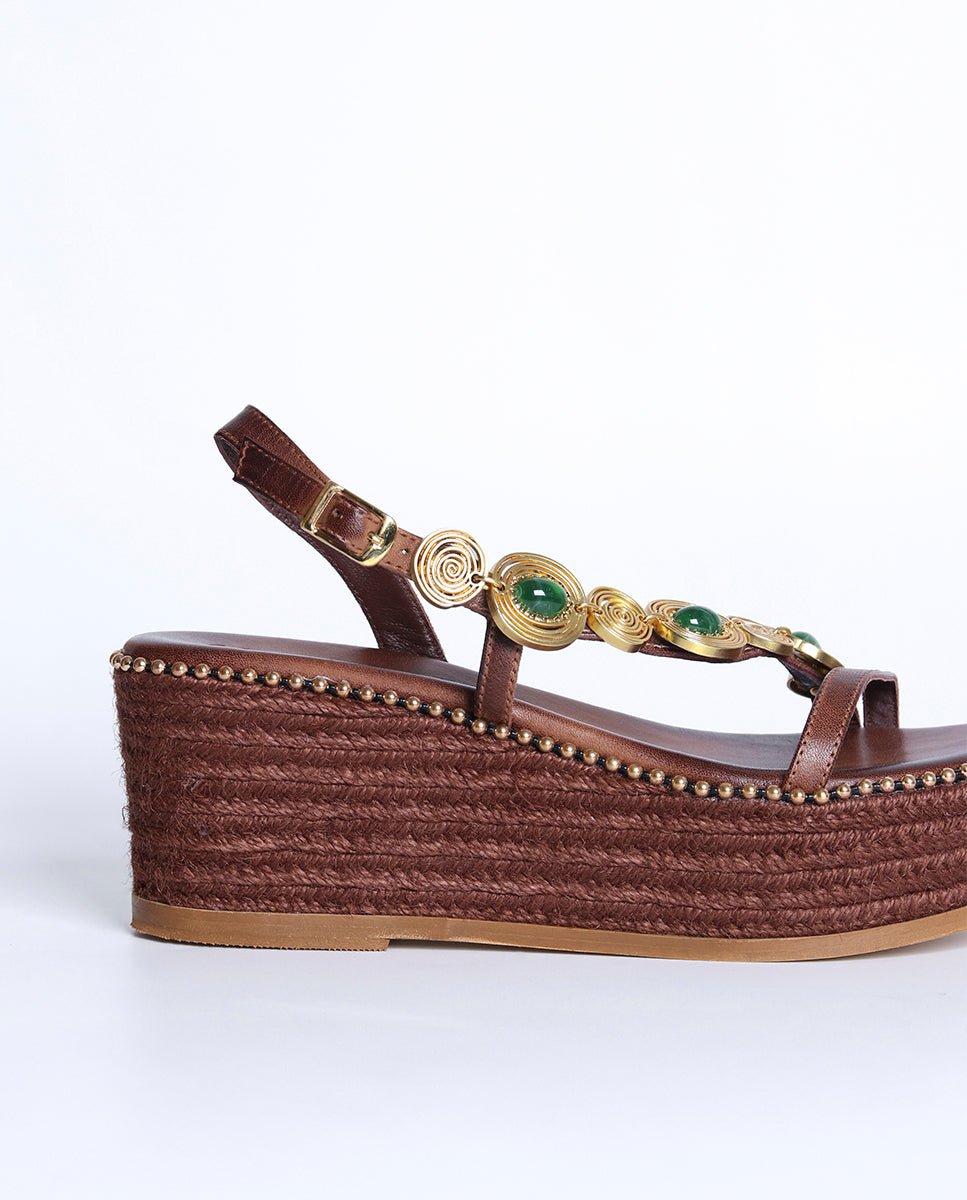Sandalia Hera Cuña Choco 7 - cuchy.es