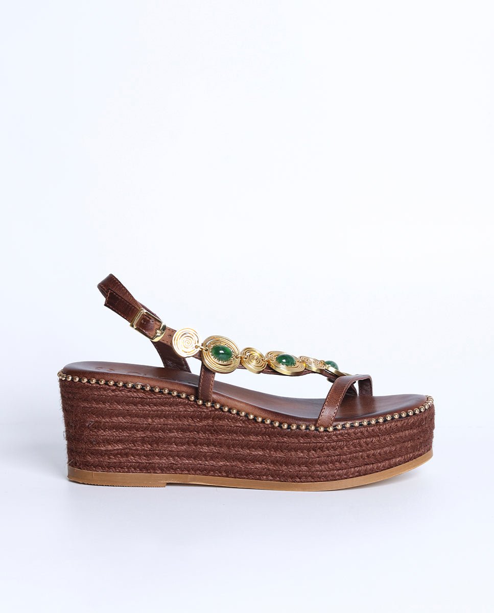 Sandalia Hera Cuña Choco 7 - cuchy.es