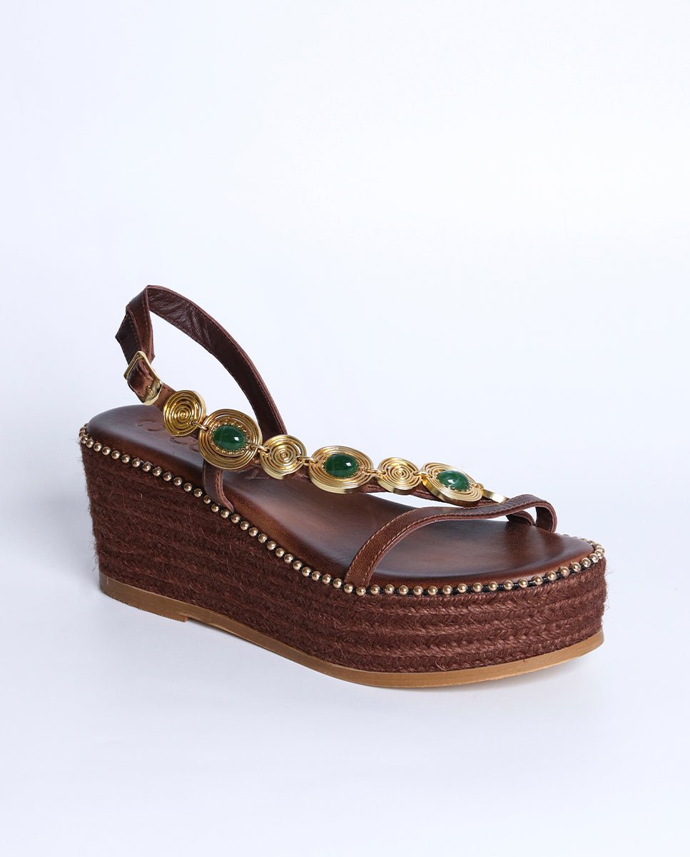 Sandalia Hera Cuña Choco 7 - cuchy.es