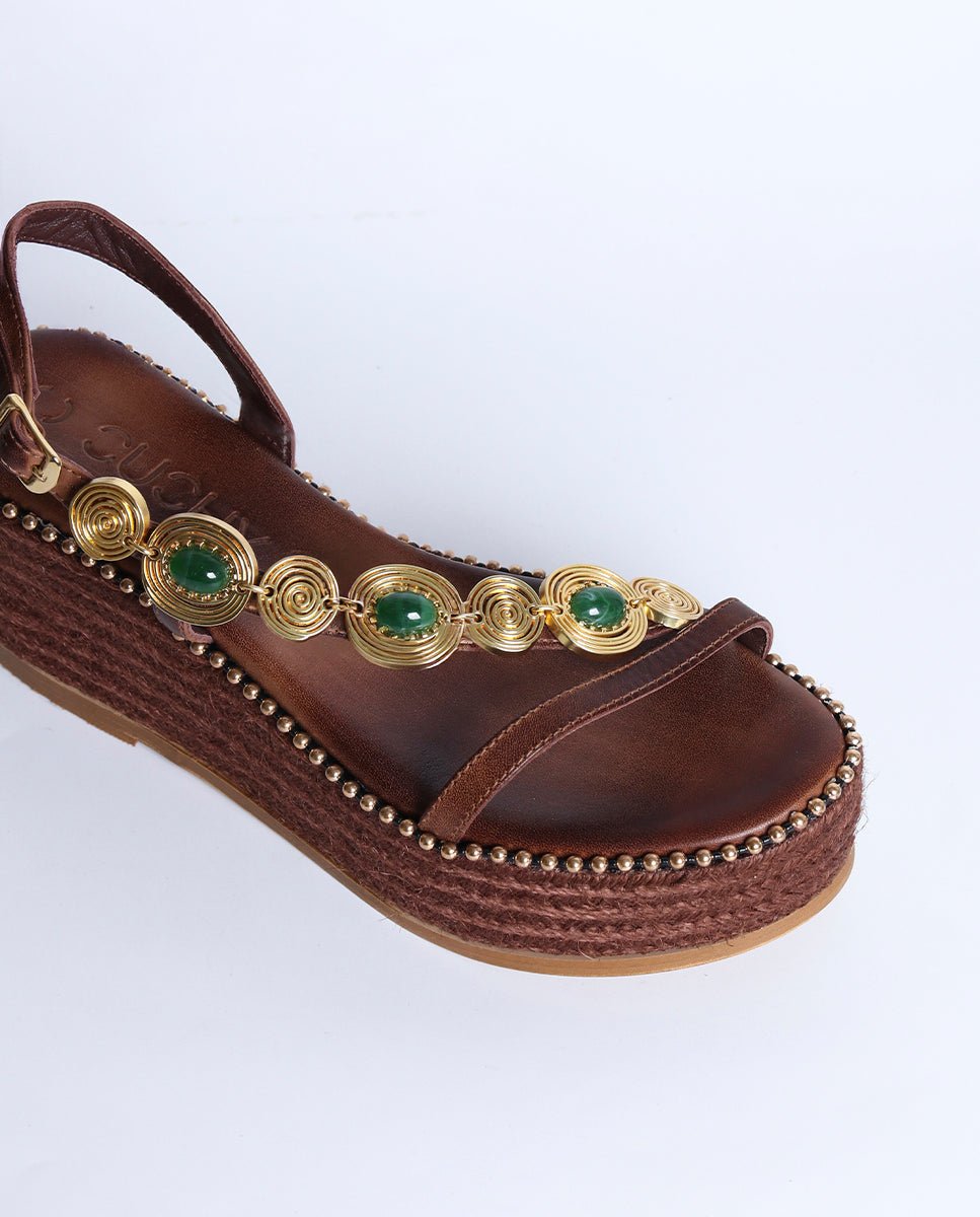Sandalia Hera Cuña Choco 7 - cuchy.es