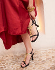 Sandalias de tacón Aura Black