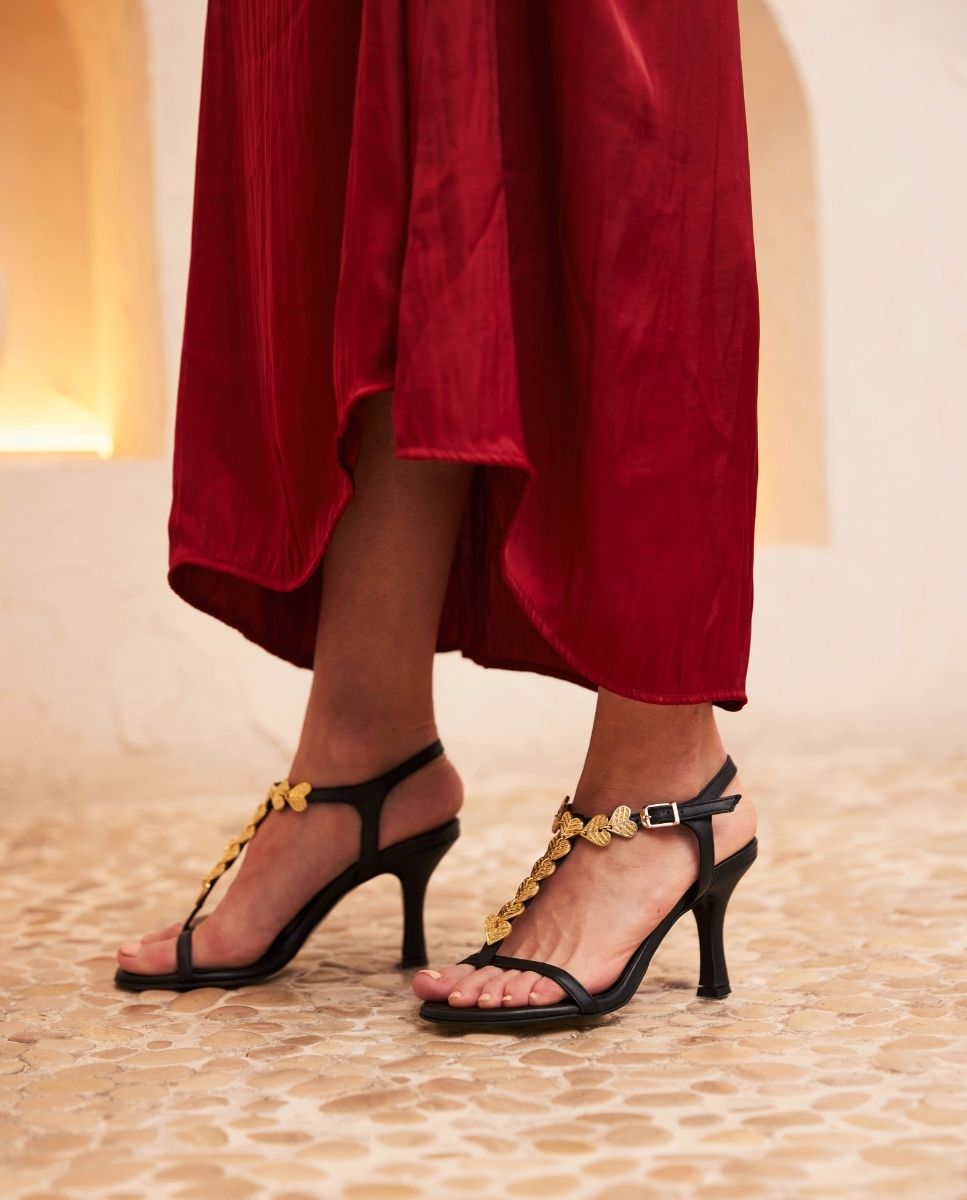 Sandalias de tacón Aura Black