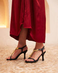 Sandalias de tacón Aura Black