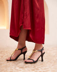 Sandalias de tacón Aura Black