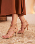 Sandalias de tacón Cornelia Nude