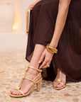 Sandalias de tacón Penelope Gold