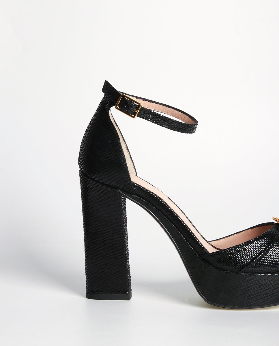 Sandalias de tacón Fatima Black