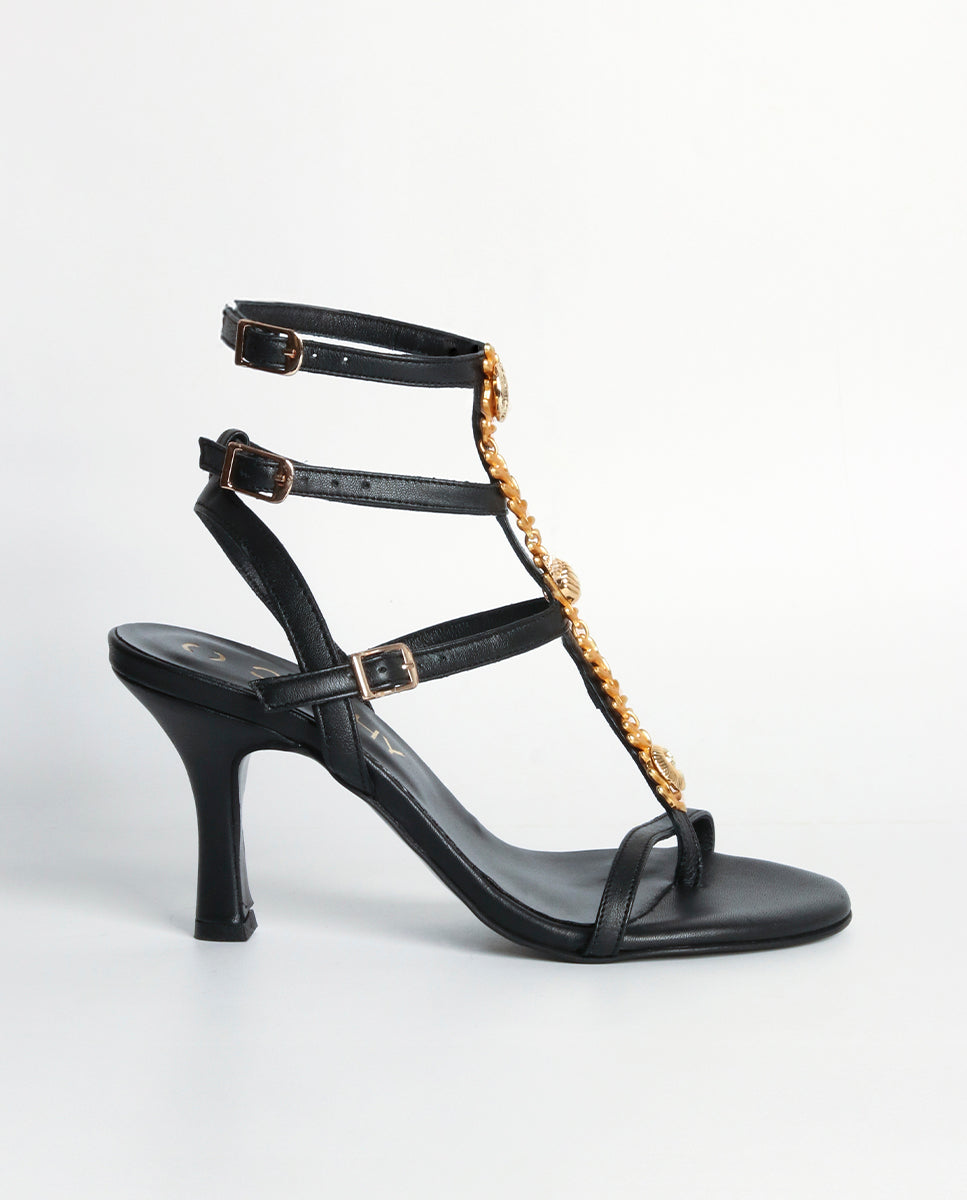 Sandalias de tacón Cornelia Black