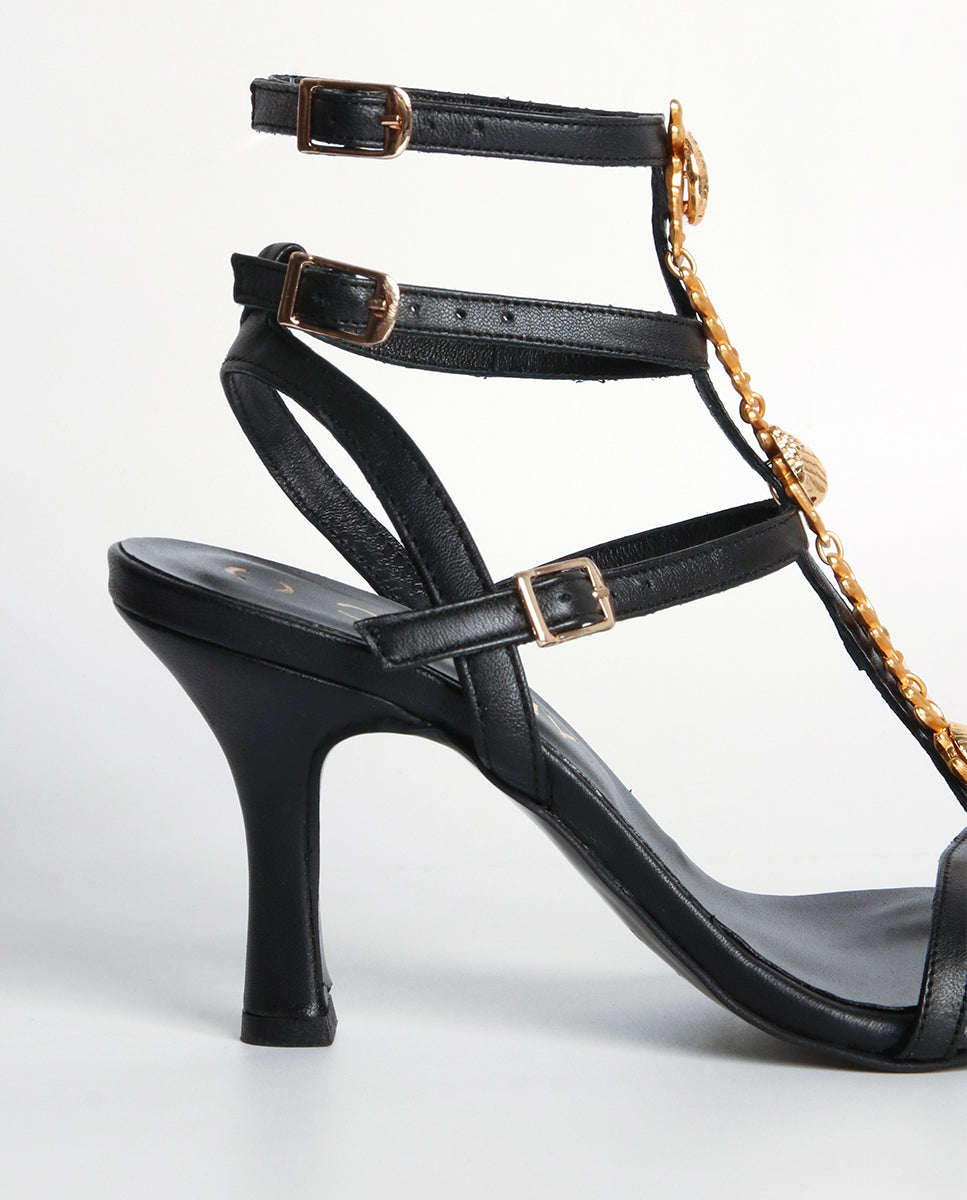 Sandalias de tacón Cornelia Black