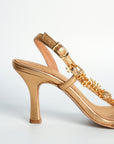 Sandalias de tacón Octavia Gold