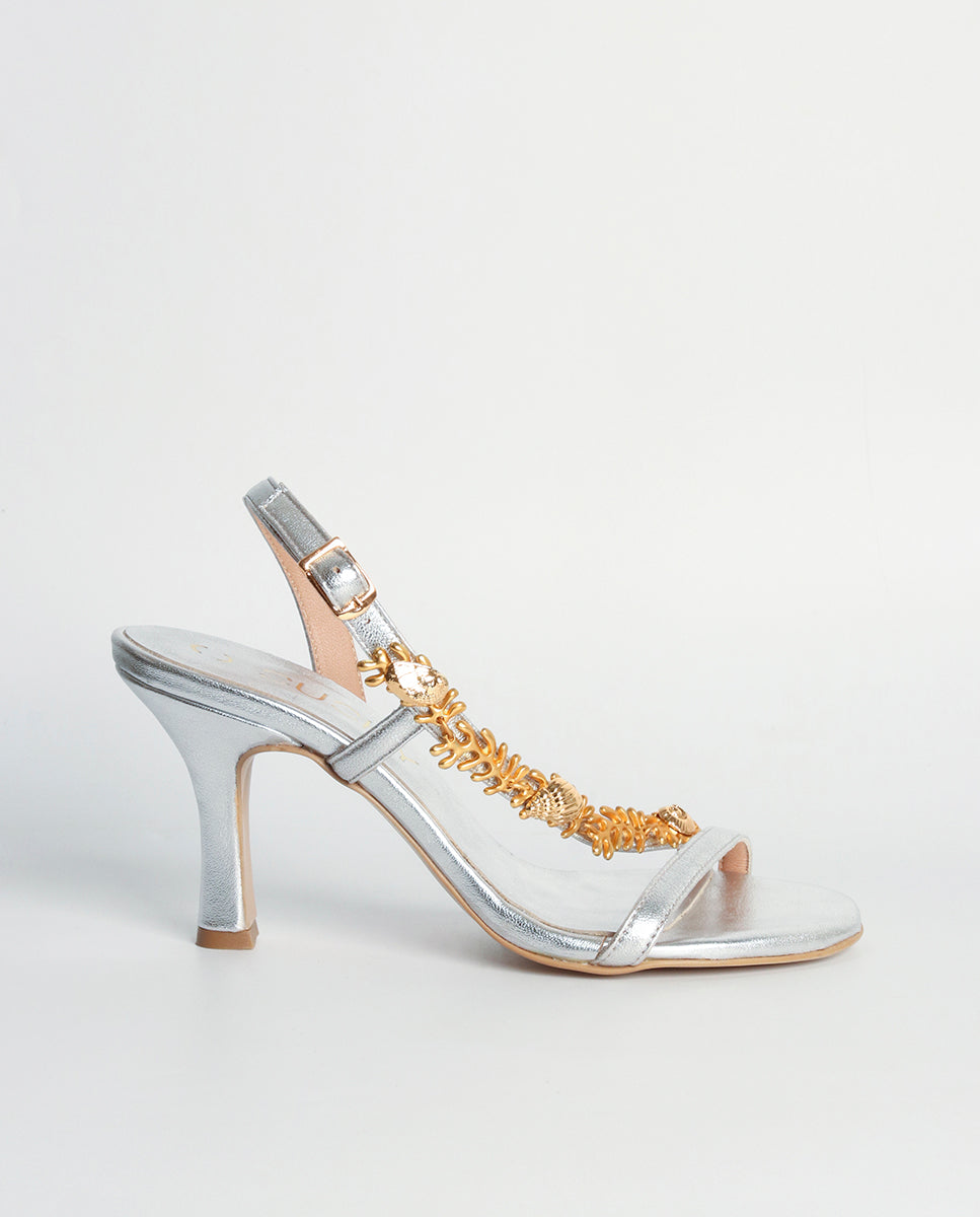 Sandalias de tacón Octavia Silver