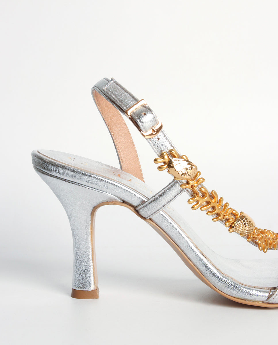 Sandalias de tacón Octavia Silver