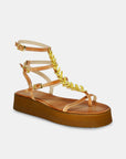 Sandalias Agape Plataforma Confort Natural - cuchy.es