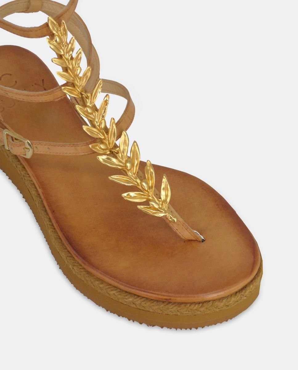 Sandalias Agape Plataforma Natural - cuchy.es