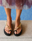 Sandalias Agnes Plataforma Black - cuchy.es