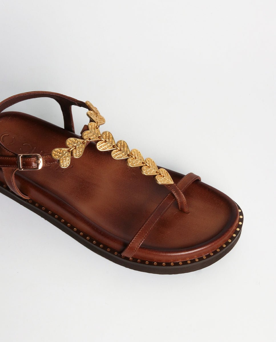 Sandalias Aura Plataforma Bio Choco - cuchy.es